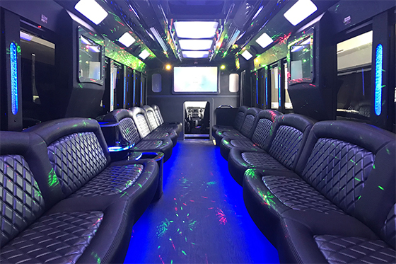 Party bus rental for up 40 passengers