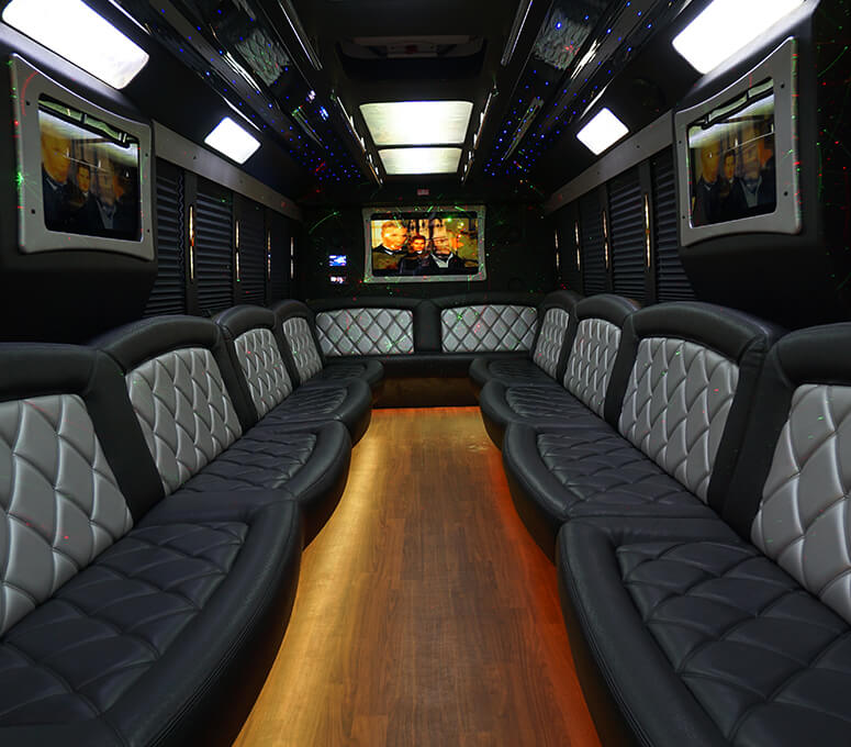 limousine bus rentals